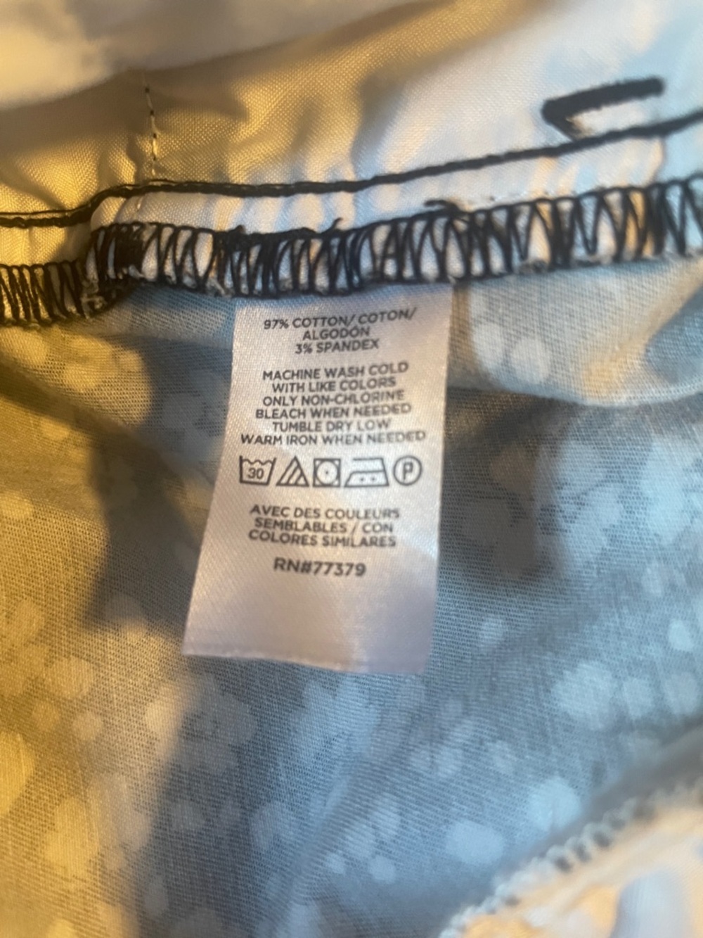 Ann Taylor Factory Black and White Floral Ankle Pants Size 10 - Picture 9 of 9